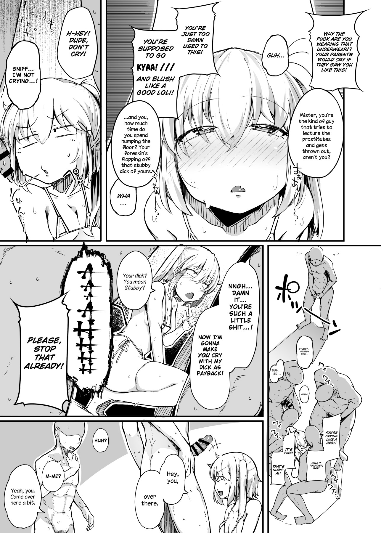 Hentai Manga Comic-Flandre Little Slut VS Five Old Men Trying To Fuck Some Respect Into Her-Read-11